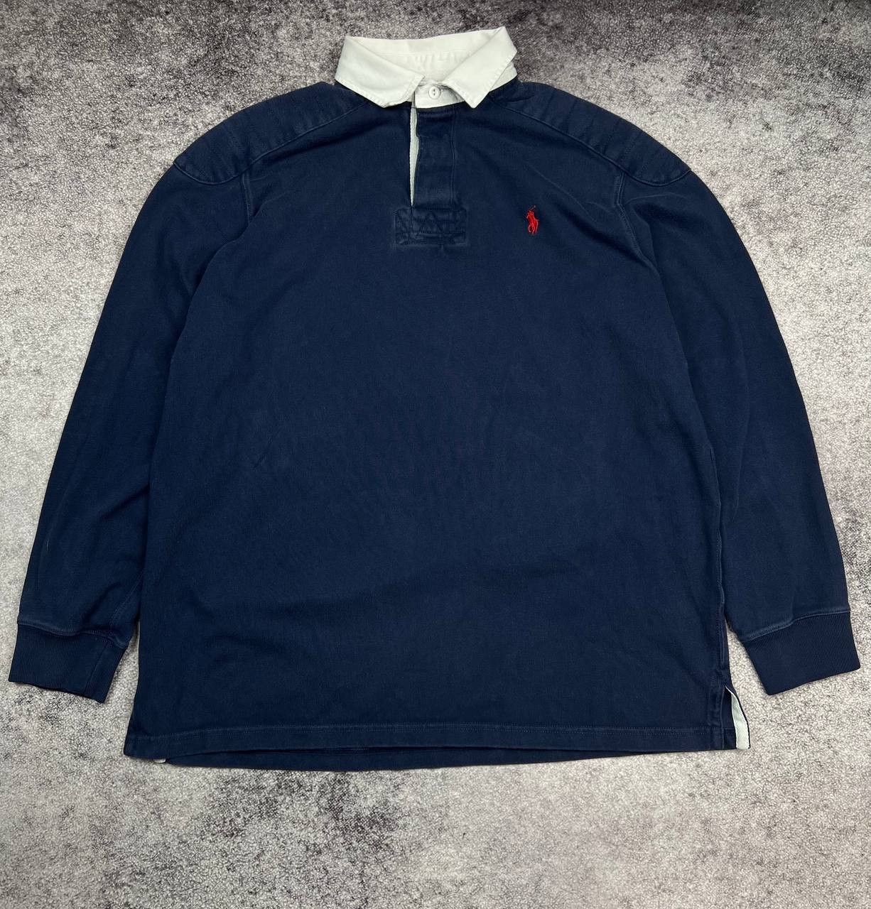 Polo Ralph Lauren Polo Ralph Lauren Rugby Shirt Long Sleeve Y2K Size US L / EU 52-54 / 3 - 1 Thumbnail