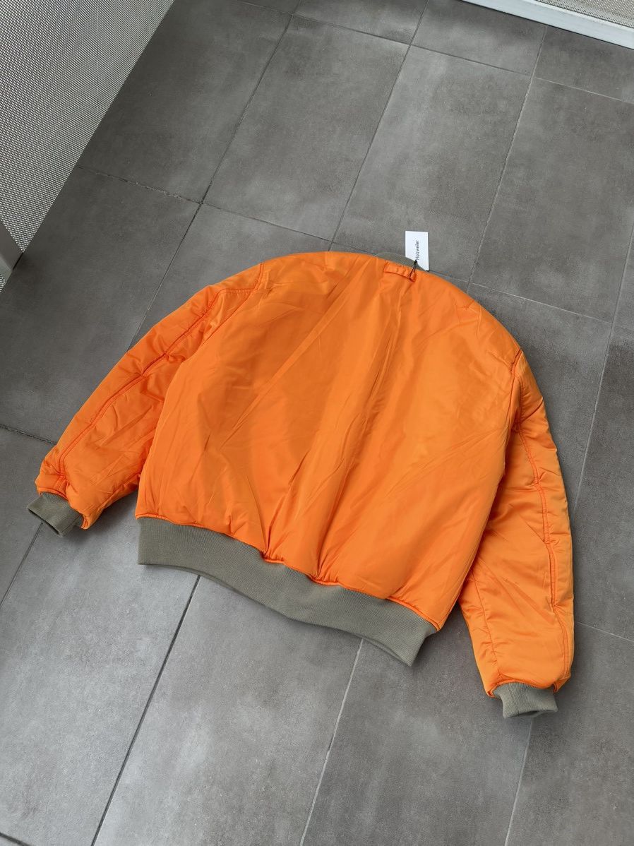 Holzweiler !DS! FW22 Holzweiler Khaki Reversible Reb Bomber Jacket Size XL / US 12-14 / IT 48-50 - 19 Thumbnail