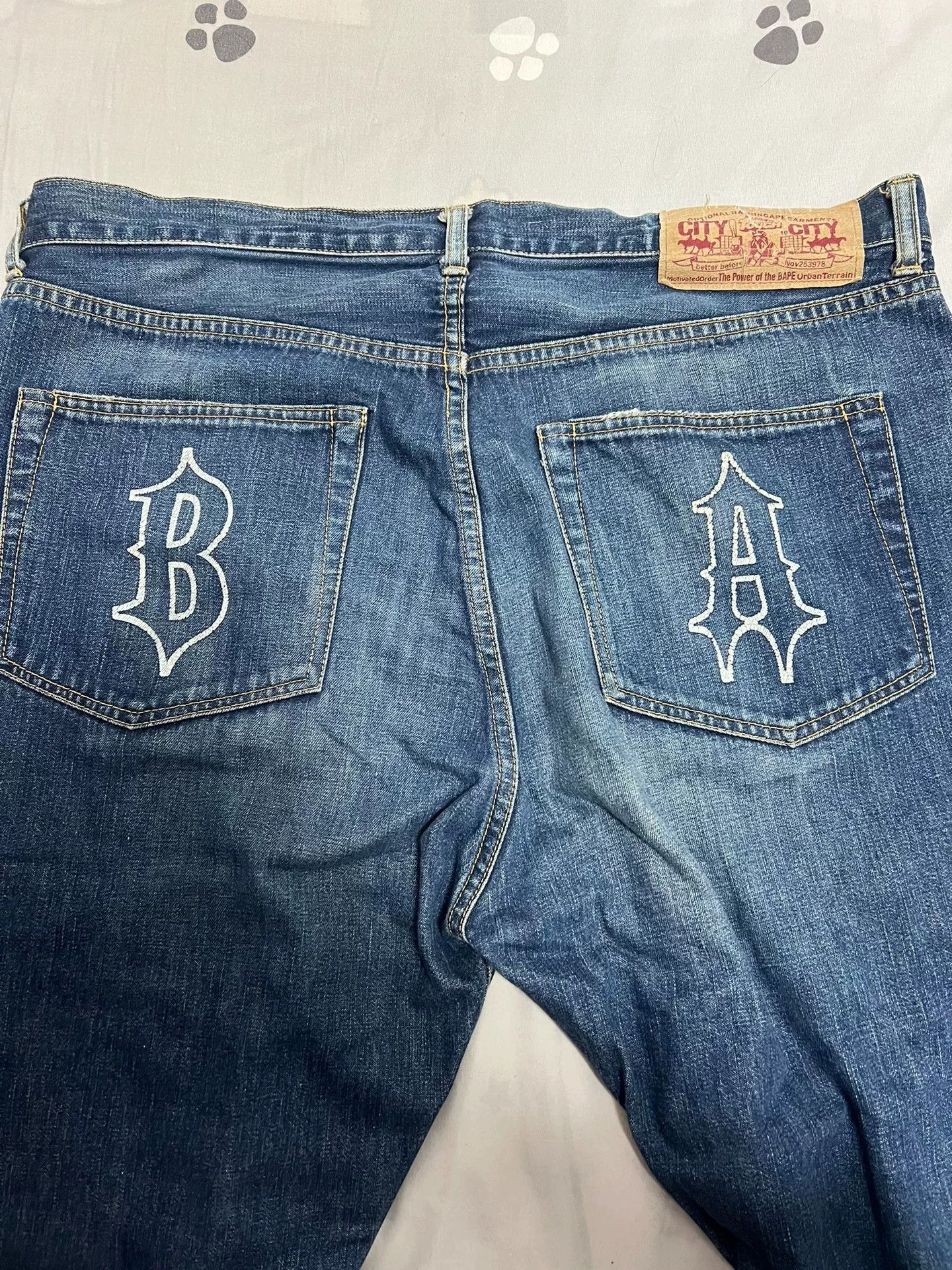 Bape Bape Retro Denim Denim Jeans XL Men Size US 36 / EU 52 - 1 Thumbnail