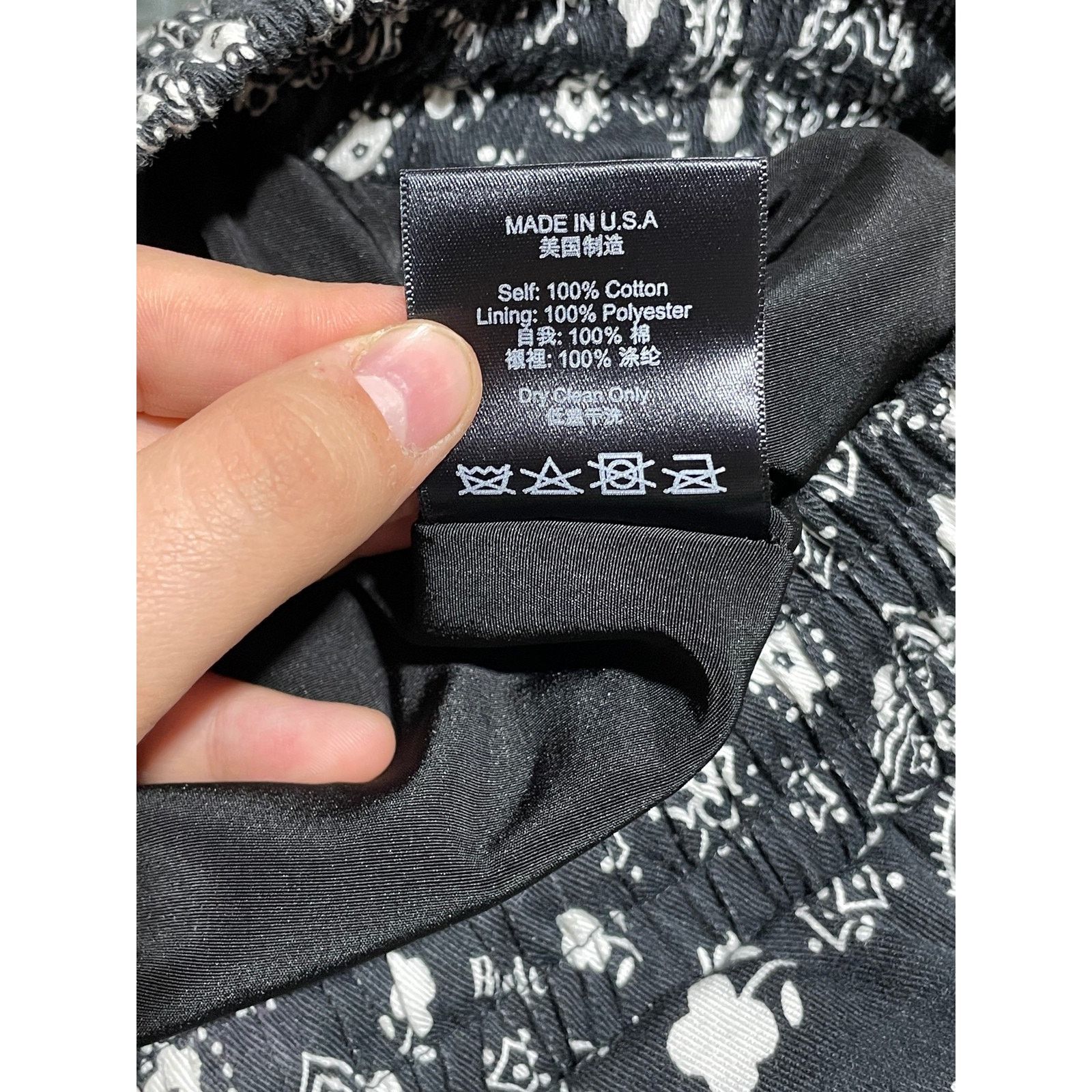 Rhude RHUDE BANDANA SHORTS 'BLACK' SIZE MEDIUM PREOWNED Size US 28 / EU 44 - 4 Thumbnail