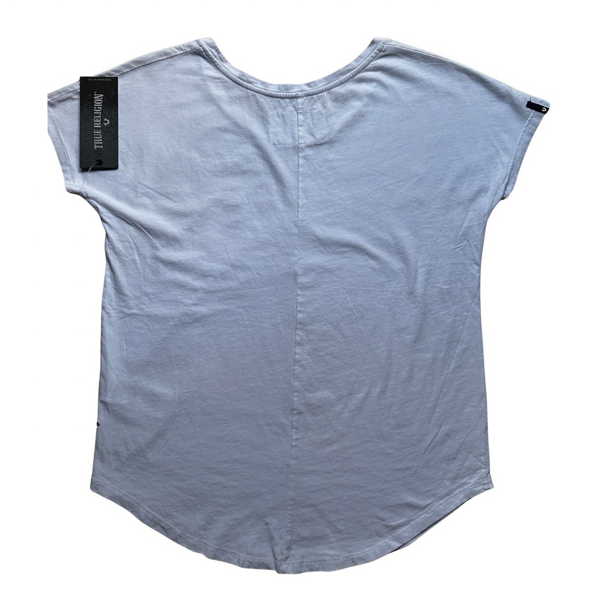 True Religion True Religion Women's Crisp T-Shirt with Gold "TRUE" Logo S Size S / US 4 / IT 40 - 2 Thumbnail