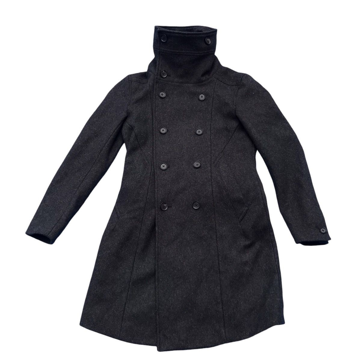 Schlussel Avant Garde Schlussel Double Breasted Wool Coat Size S / US 4 / IT 40 - 7 Thumbnail