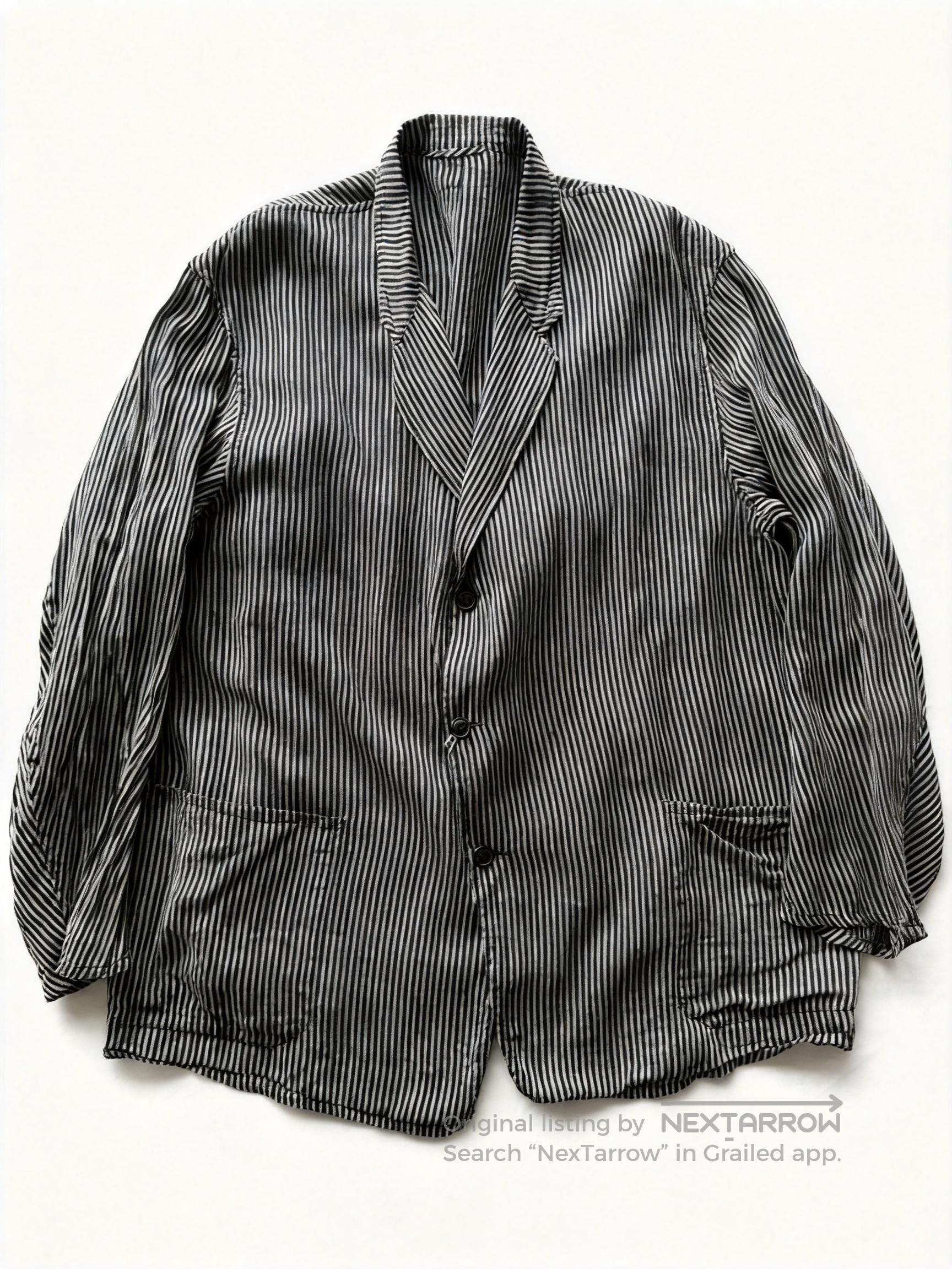 Comoli Comoli charcoal linen belted jacket z01 01010 | Grailed