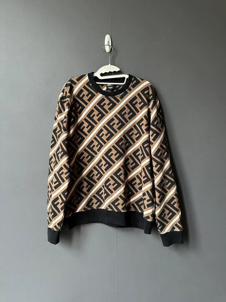 Fendi Fendi Full-print sweatshirt Size US XL / EU 56 / 4 - 1 Thumbnail