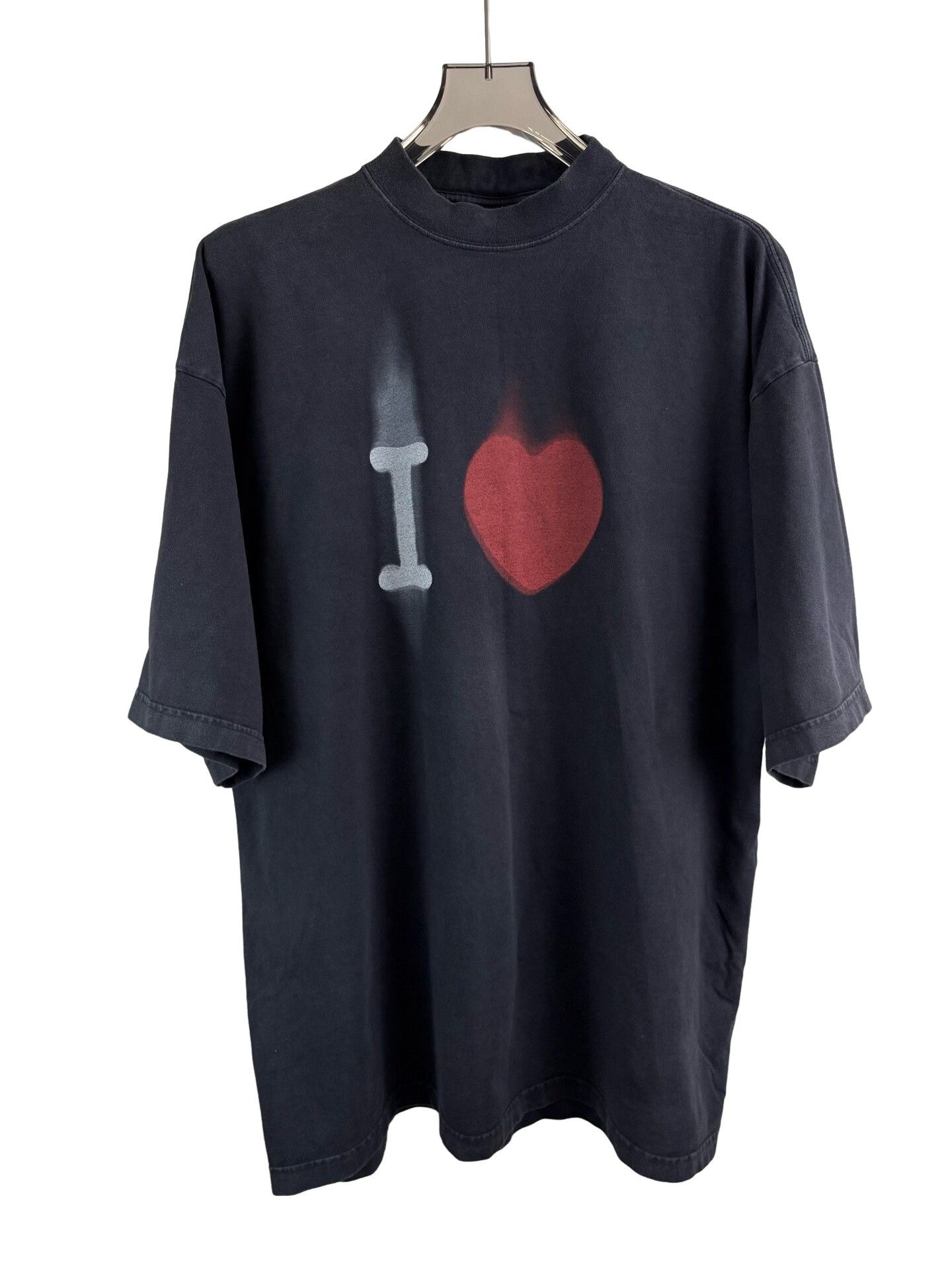 Balenciaga Balenciaga Valentine I Heart T-Shirt XS Size US XS / EU 42 / 0 - 1 Thumbnail