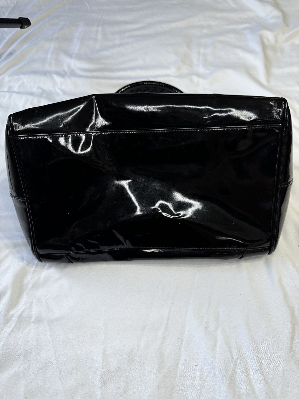 Balenciaga Real Balenciaga black patent leather bowling bag Size ONE SIZE - 5 Thumbnail