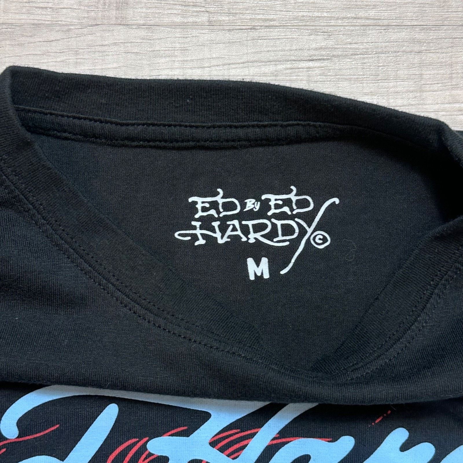 Ed Hardy Men's ED HARDY Death Or Glory Black T-Shirt Size Medium Size US M / EU 48-50 / 2 - 7 Thumbnail