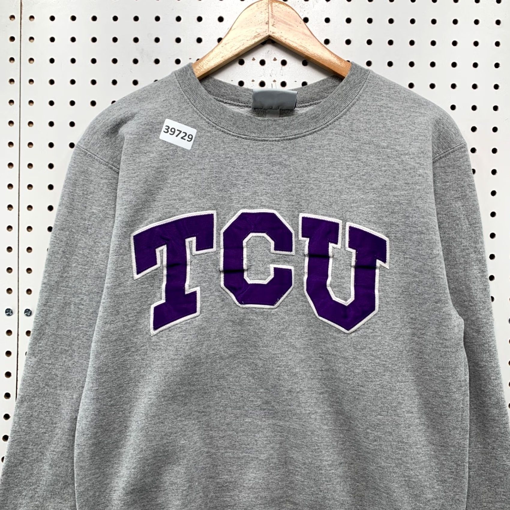 Champion VINTAGE Champion TCU Crewneck Sweatshirt Mens S Gray University 20x23.5 Sweatshirt Crew Neck Long Sleeve Graphic Print Dream in Motion Size US S / EU 44-46 / 1 - 6 Thumbnail