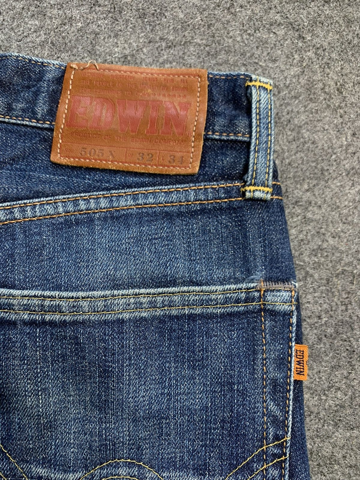 Edwin × Levi's × Vintage edwin selvedge blue jeans pant Size US 32 / EU 48 - 7 Thumbnail