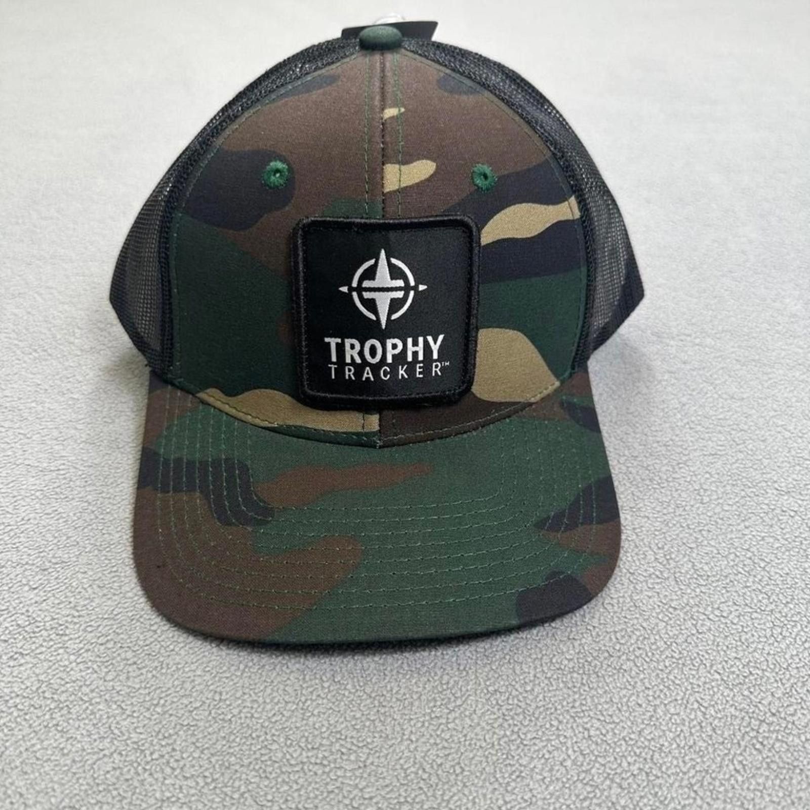 Other NWT Trophy Tracker Camouflage Hat Cap Snap Back Camo Mesh Size ONE SIZE - 1 Thumbnail
