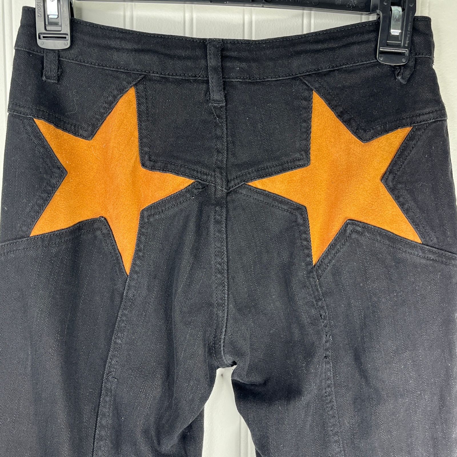 Other Saints + Hearts Star Patch Western Gypsy Flare Jean Denim Size 27" / US 4 / IT 40 - 5 Thumbnail