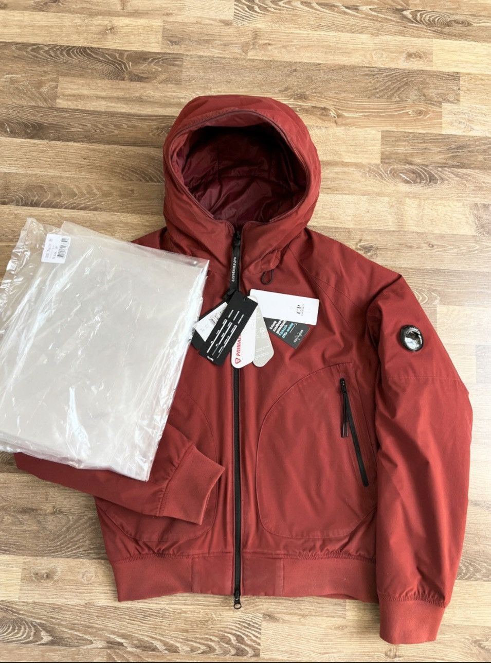 C.P. Company C.P. COMPANY PRO-TEK HOODED JACKET RED Size US S / EU 44-46 / 1 - 2 Thumbnail