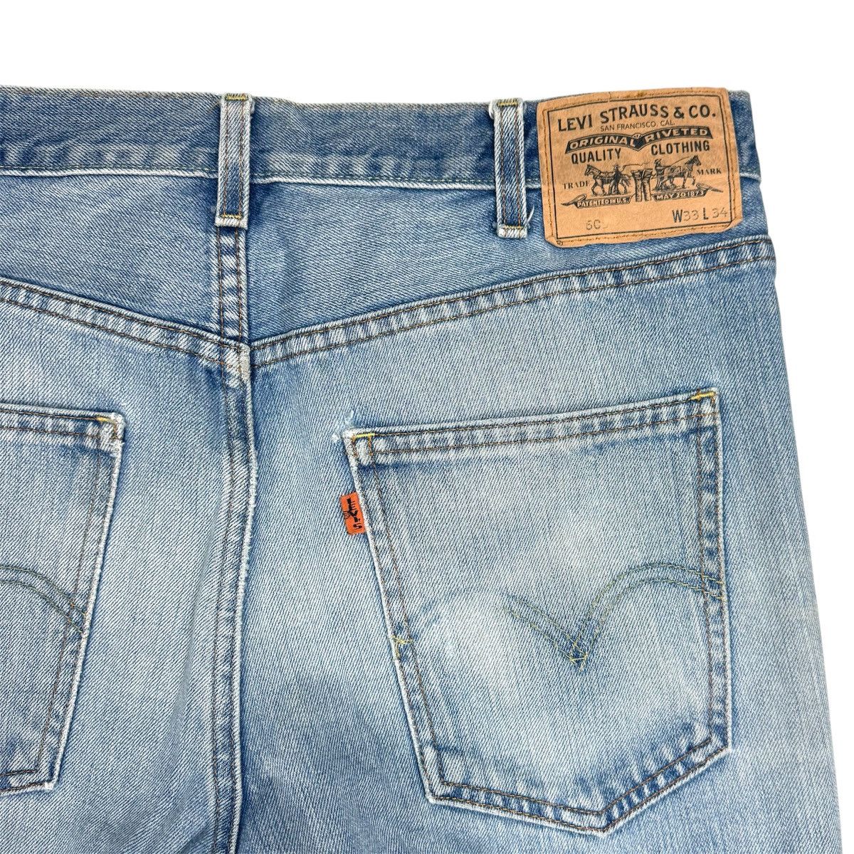 Vintage VINTAGE THRASHED LEVI'S 609 DENIM Size US 33 - 8 Thumbnail