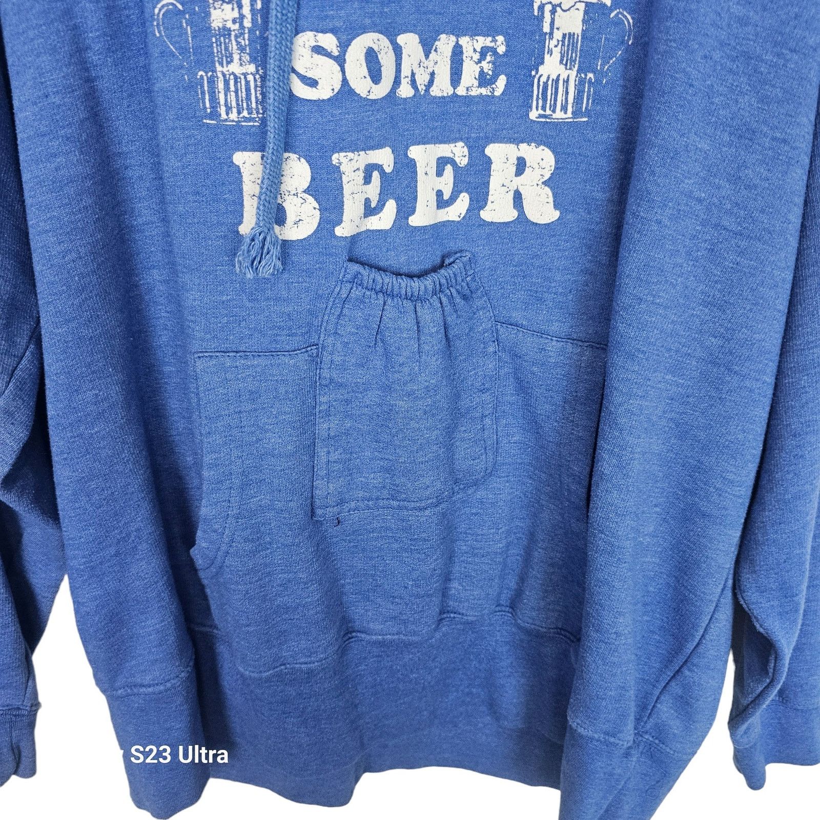 Vintage Vintage Brew City Mens Hoodie Sweatshirt Pullover Size L Size US L / EU 52-54 / 3 - 3 Thumbnail