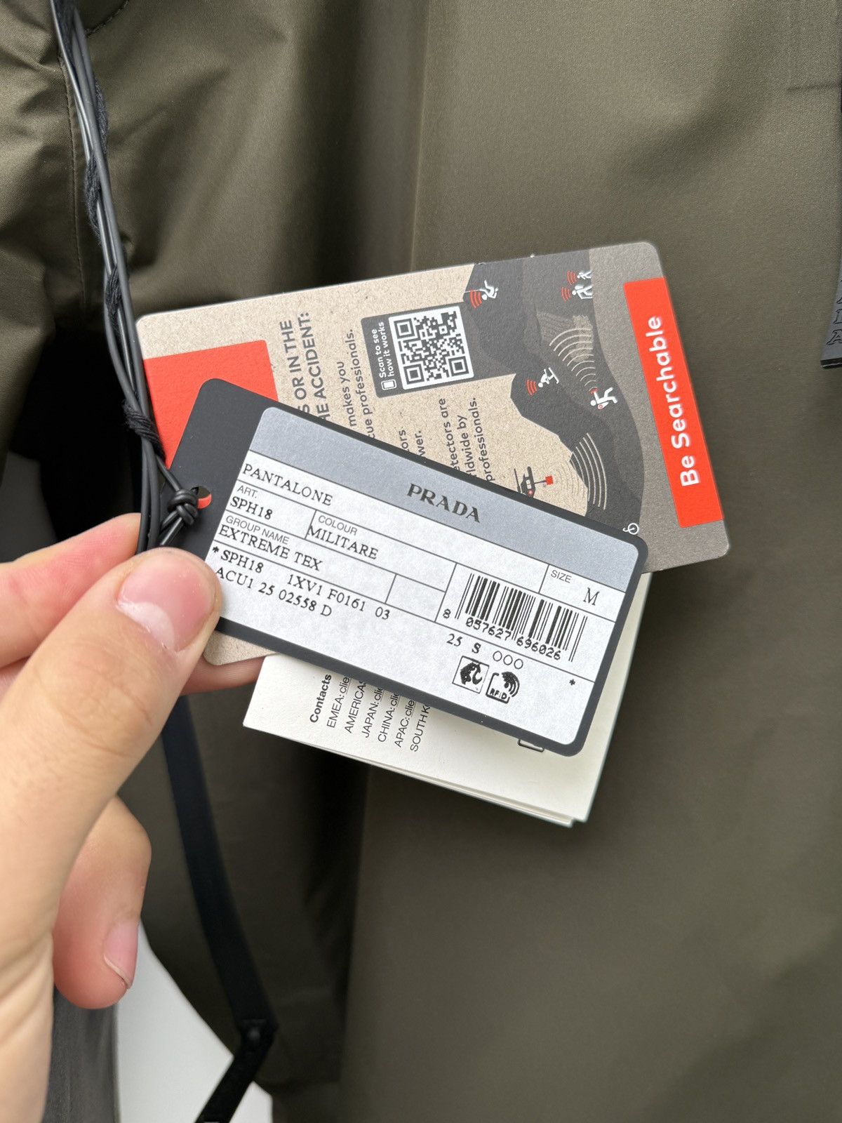 Prada New Prada Ski Tech Puffer Pants Olive Size US 33 - 11 Thumbnail