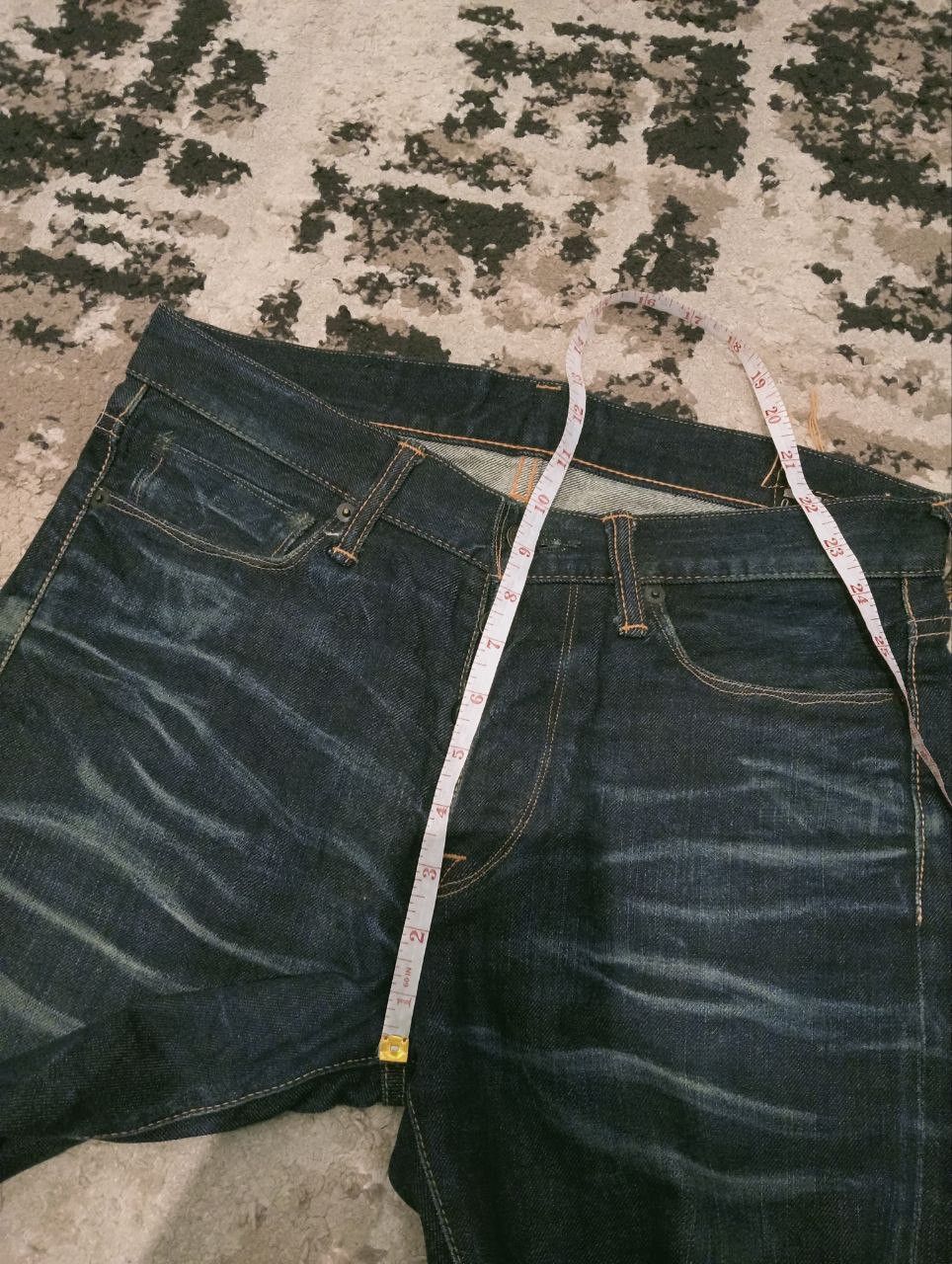 KURO JAPANESE KURO FIBRO SELVEDGE JEANS - MADE IN JAPAN Size US 32 / EU 48 - 17 Thumbnail