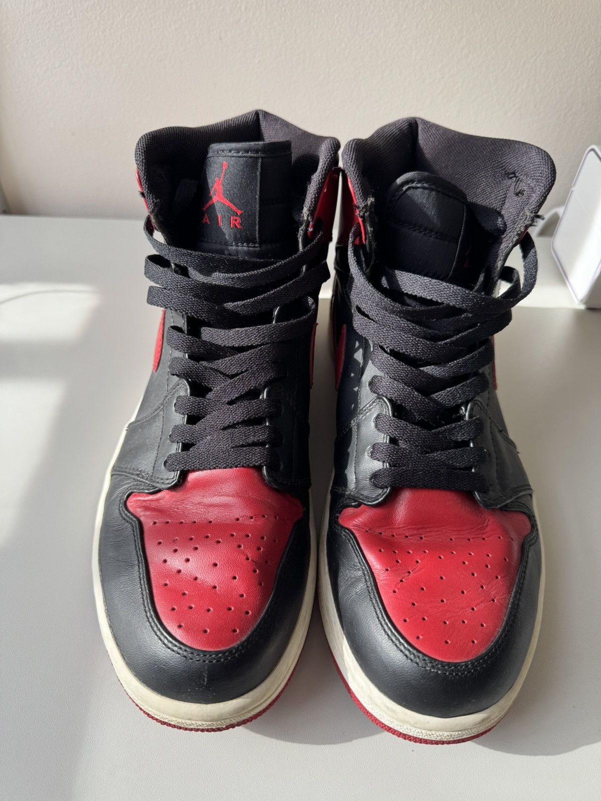 Nike Nike Air Jordan 1 High Retro DMP Chicago Bulls 09 Sz 9 Bred Size US 9 / EU 42 - 2 Thumbnail