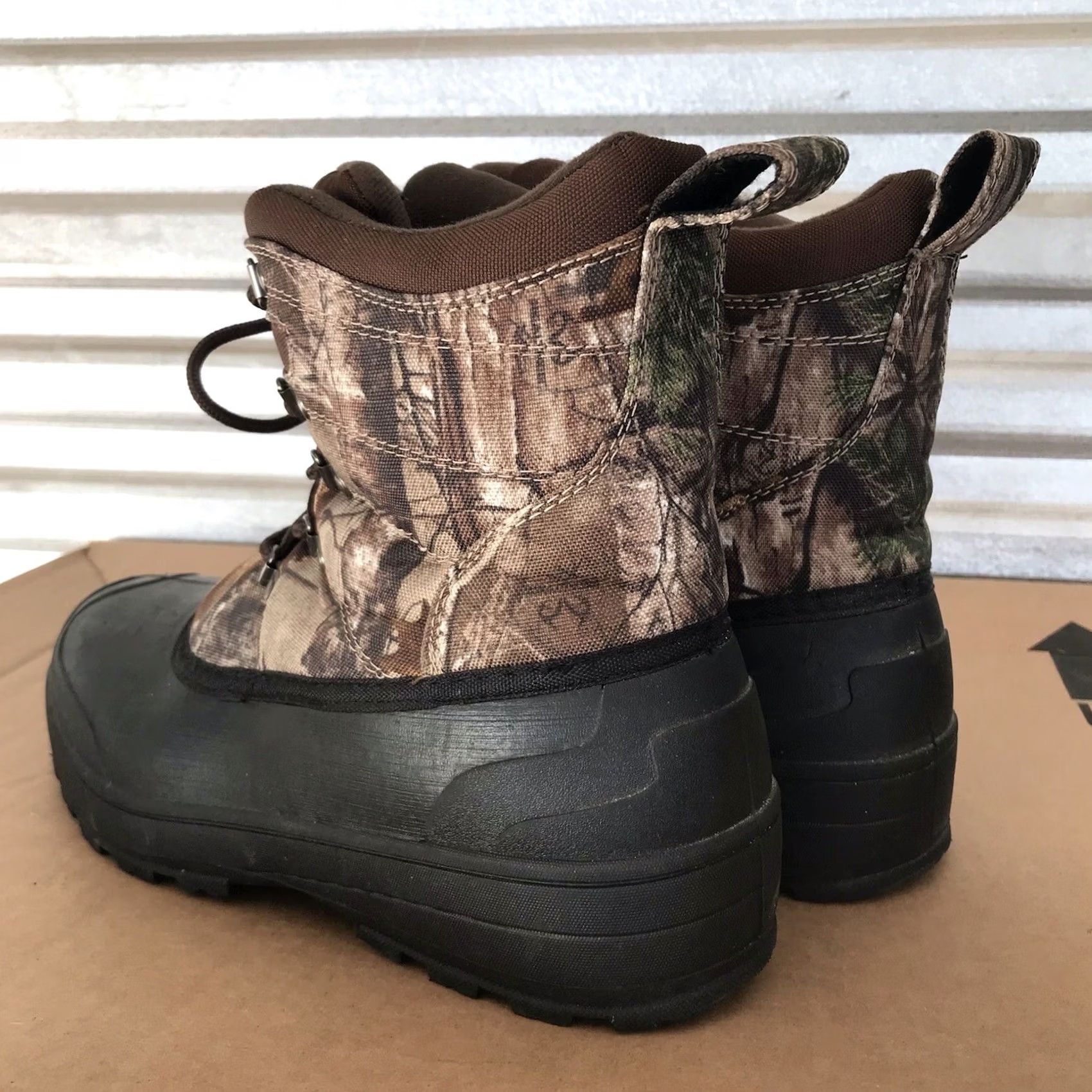 Vintage Ozark Trail Men Camouflage 3M Thinsulate Insulated Waterproof Snow Pac Boots 9 Size US 9 / EU 42 - 2 Thumbnail