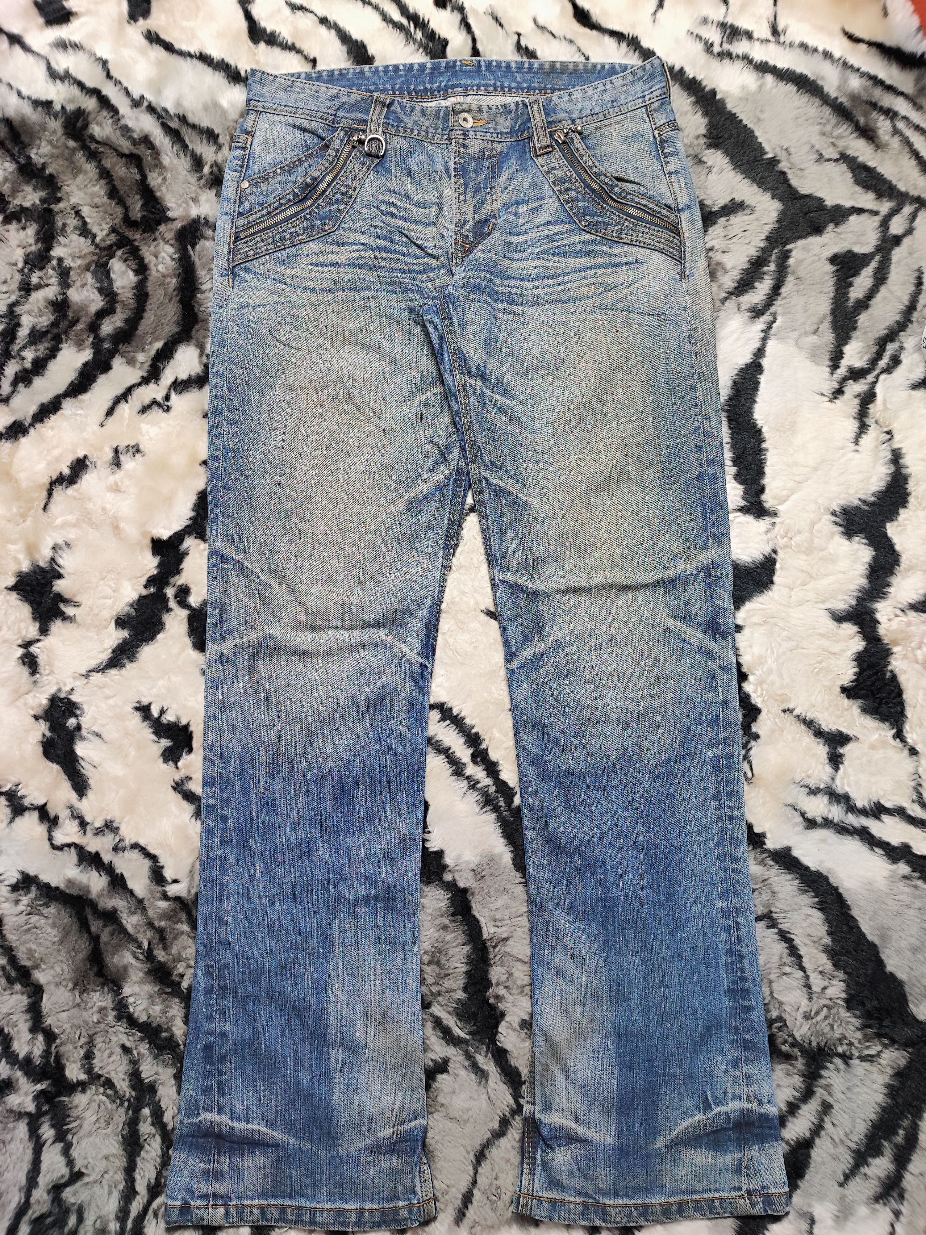 HIDEAWAYS Hideaways Nicole Distress Faded Jeans Ppfm Undercovers Style Size US 34 / EU 50 - 2 Thumbnail