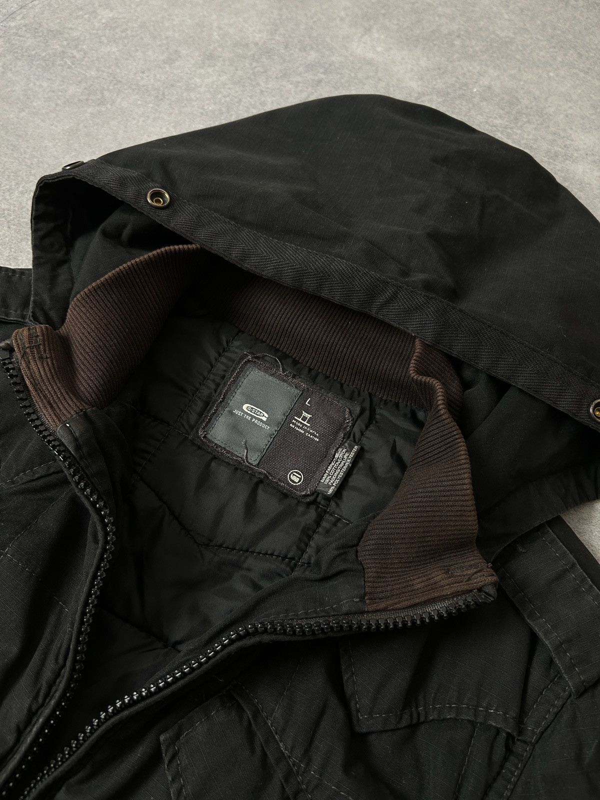 G-Star Vintage G-Star Raw hooded parkas jacket mens black Size US L / EU 52-54 / 3 - 5 Thumbnail