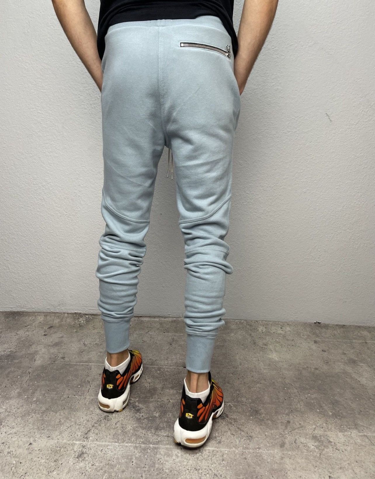 John Varvatos John Elliott Escobar Sweatpants - Glacier Blue Size US 30 / EU 46 - 4 Thumbnail