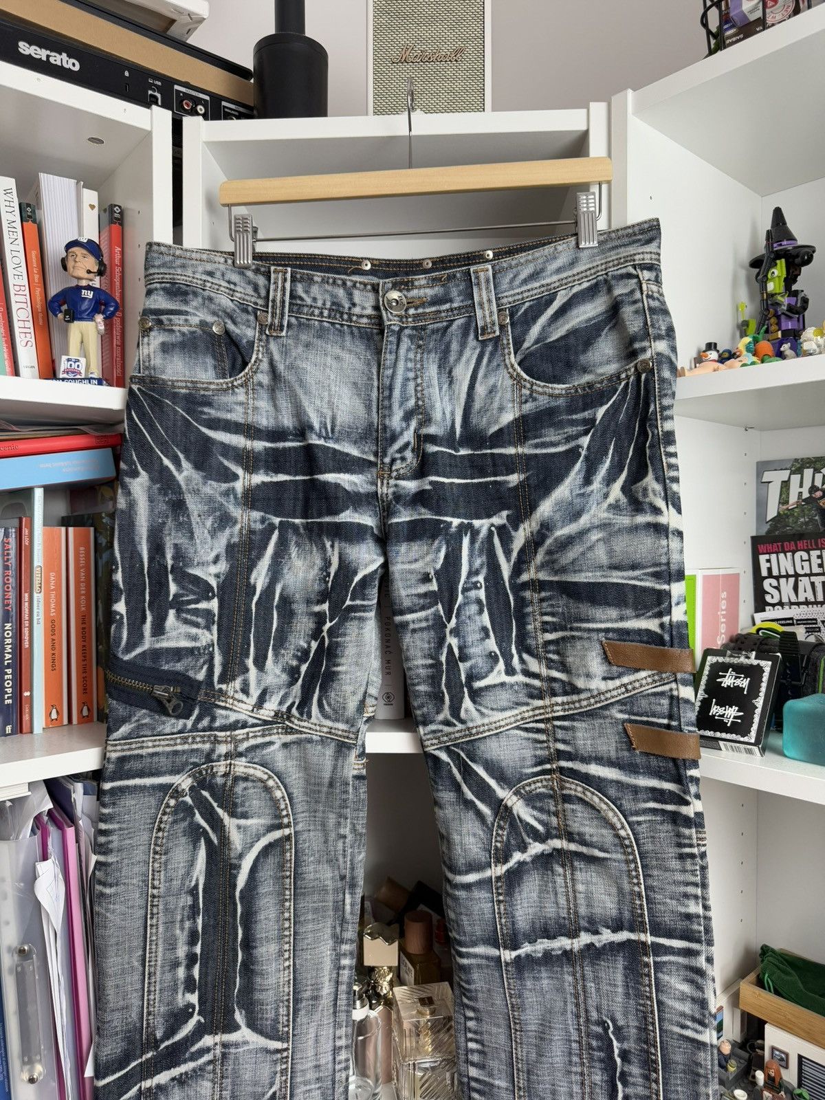 Japanese Brand Vintage y2k avantgarde style washed denim pants 34 kapital Size US 34 / EU 50 - 3 Thumbnail