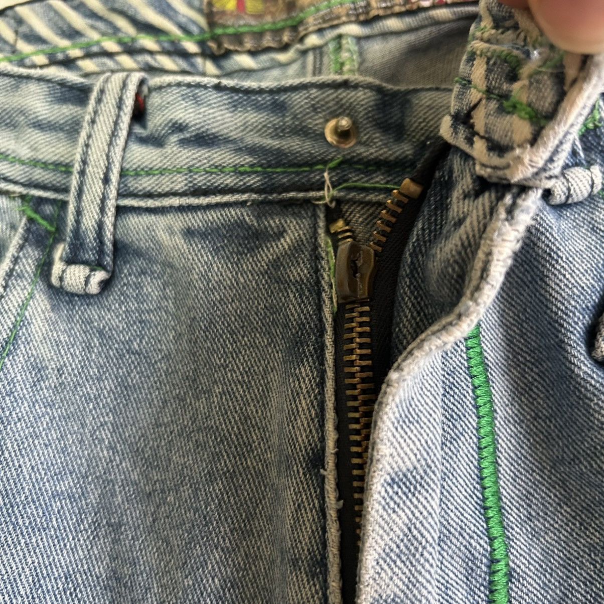 Akademiks Genuine Vintage Y2K Akademics Sick Baggy Jeans 👖 Size US 30 / EU 46 - 7 Thumbnail