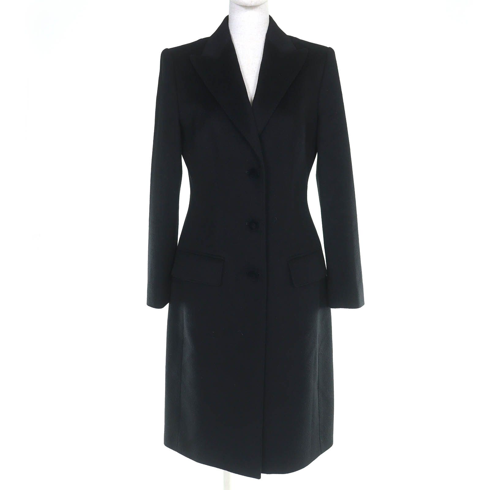 Dolce & Gabbana Dolce & Gabbana Dolce&Gabbana Wool Coat Textile Outerwear F0Q41T DUTY FREE for USA Size ONE SIZE - 1 Thumbnail