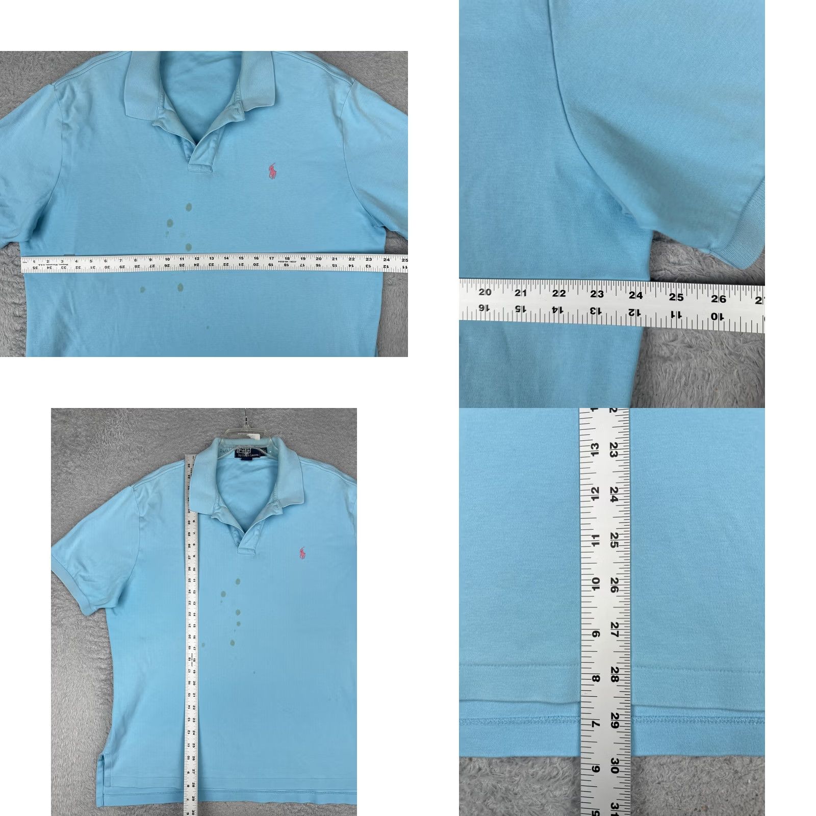Polo Ralph Lauren Polo By Ralph Lauren Polo Shirt Mens 2XL Blue Cotton Logo Casual Short Sleeve Size US XXL / EU 58 / 5 - 8 Thumbnail