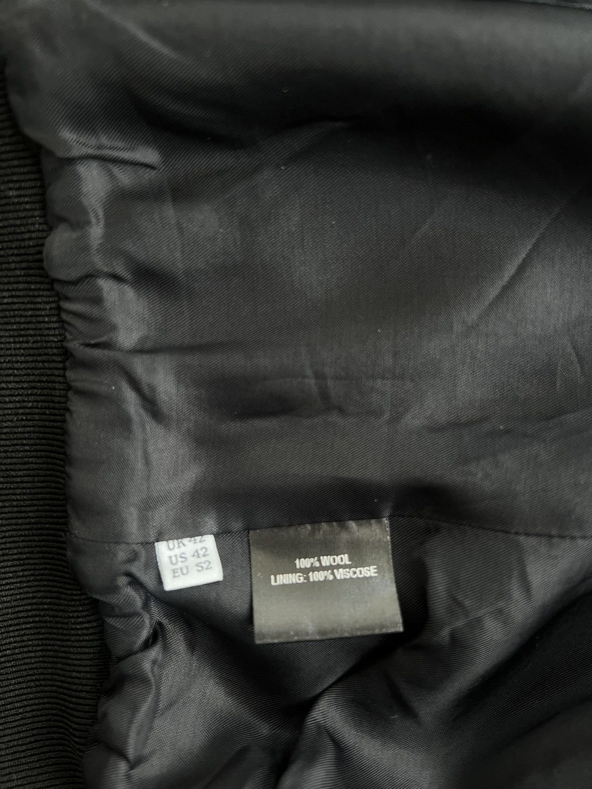 JW Anderson JW Anderson Funnel Neck Black Wool Bomber Size US L / EU 52-54 / 3 - 11 Thumbnail