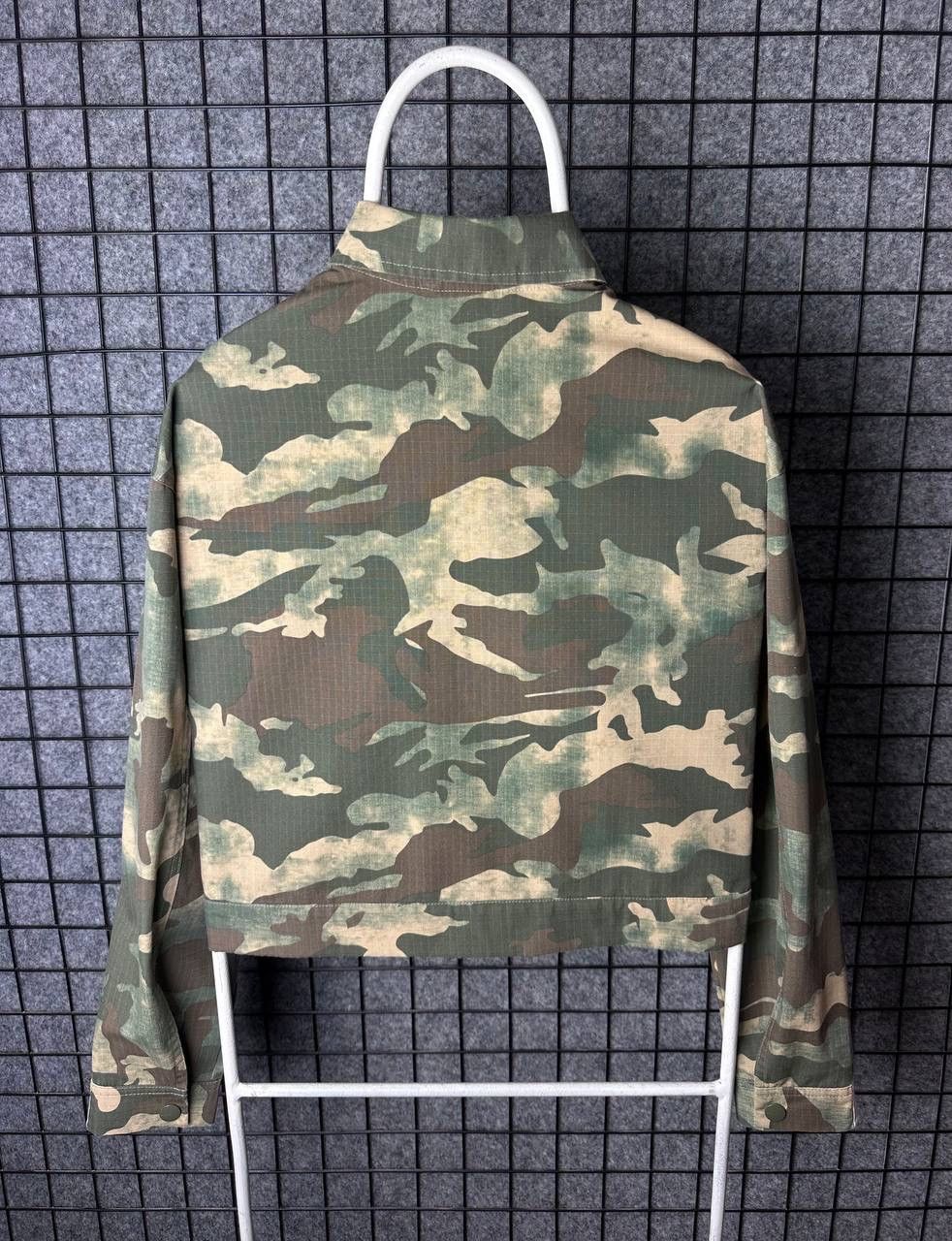 Adidas Adidas Green Camouflage Cropped Jacket Uk Women's Size 8 Size S / US 4 / IT 40 - 9 Thumbnail