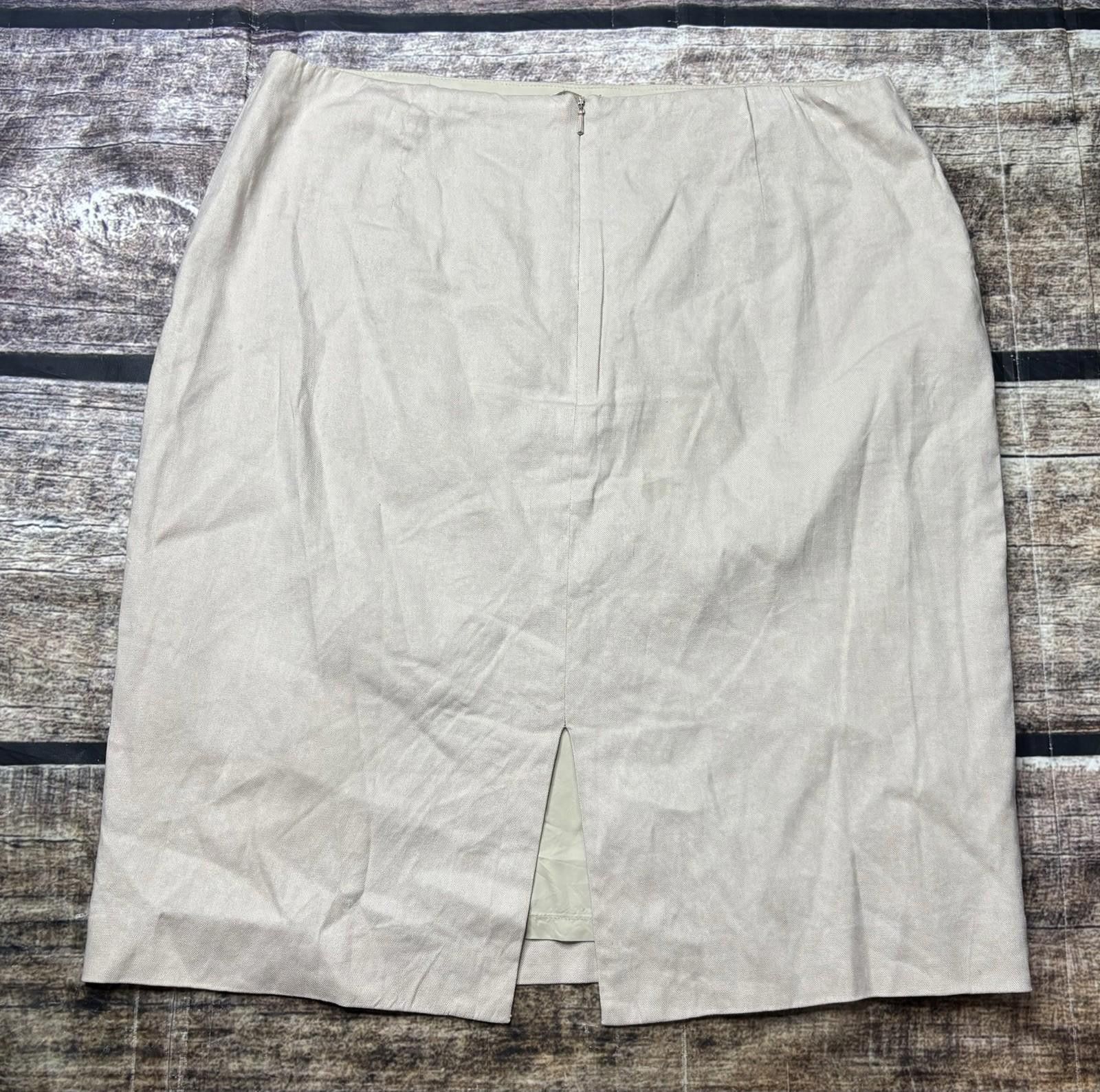 Brooks Brothers Brooks Brothers Skirt Womens Size 8 Linen Stretch Size 30" / US 8 / IT 44 - 3 Thumbnail