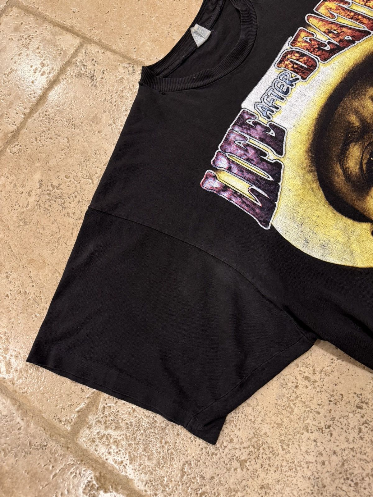Vintage Vintage Biggie Smalls Notorious BIG Life After Death Rap Tee Size US XXL / EU 58 / 5 - 9 Thumbnail