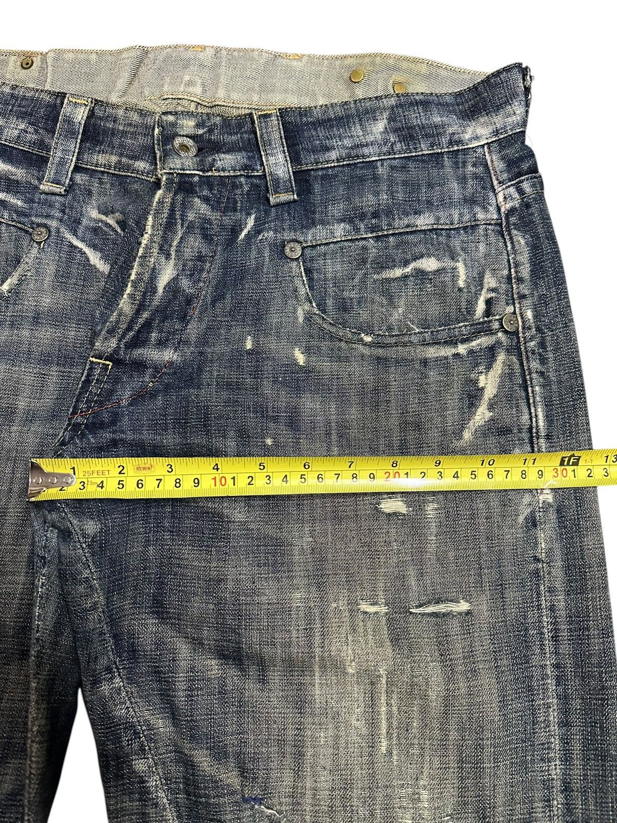 G-Star Vintage Japanese Gstar Faded Wash Distressed Baggy Jeans Size US 36 / EU 52 - 14 Thumbnail