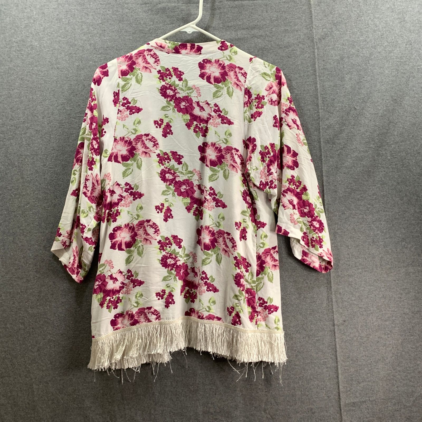 Other NOWADAYS Kimono Floral Print Shirt Women Large Size L / US 10 / IT 46 - 2 Thumbnail
