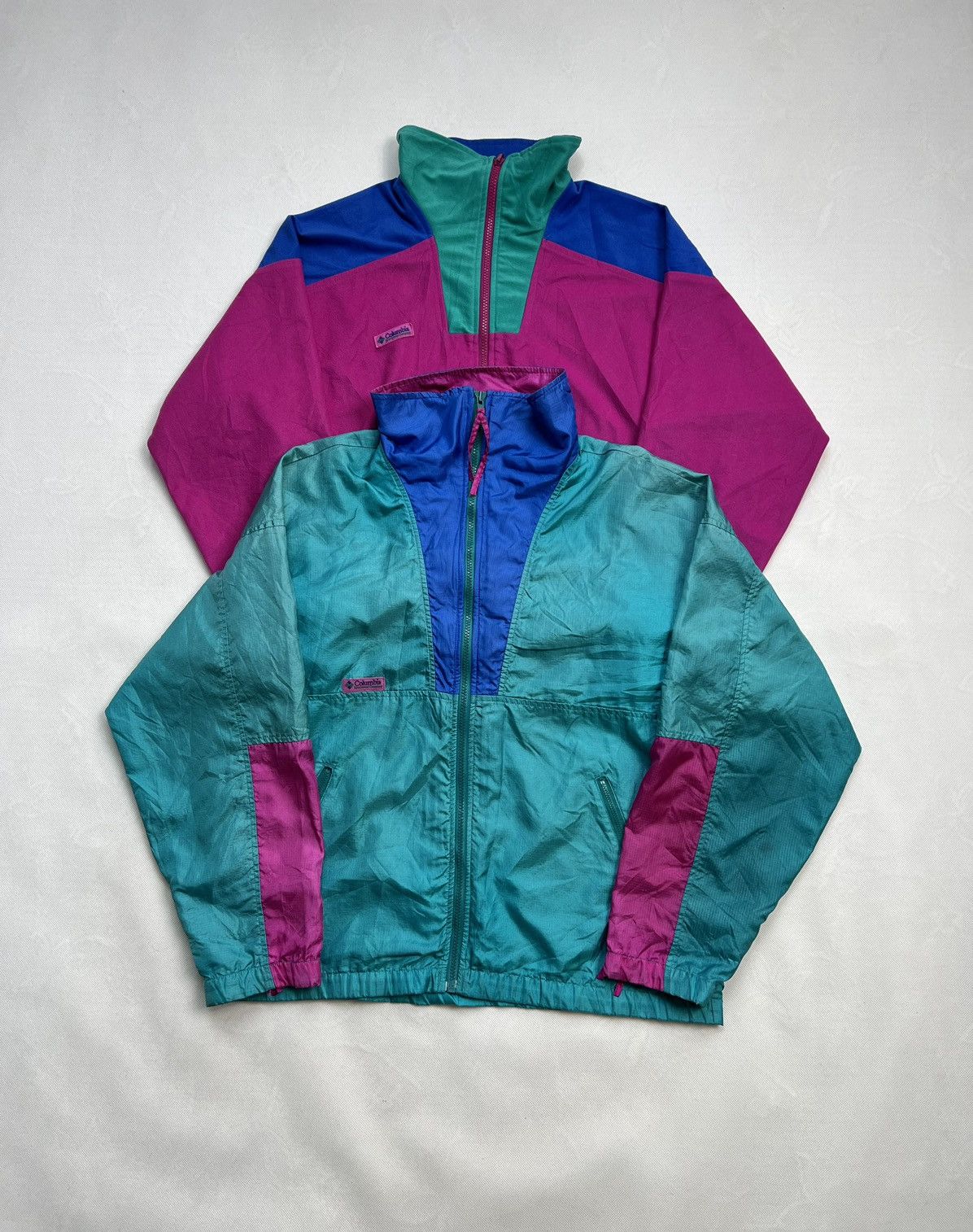 Columbia × Vintage 2in1 Columbia vintage 80’s 90’s jacket + sweatshirt rare Size US M / EU 48-50 / 2 - 1 Thumbnail