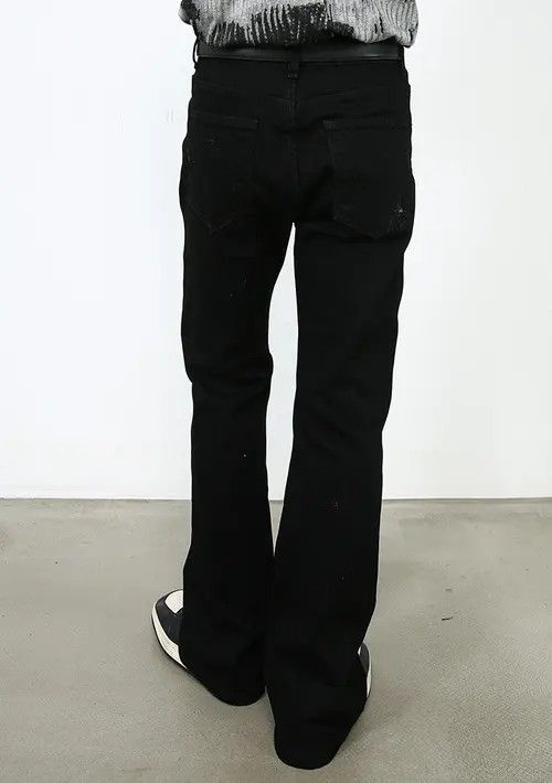 Other Black retro all-match flared stretch jeans Size US 32 / EU 48 - 4 Thumbnail