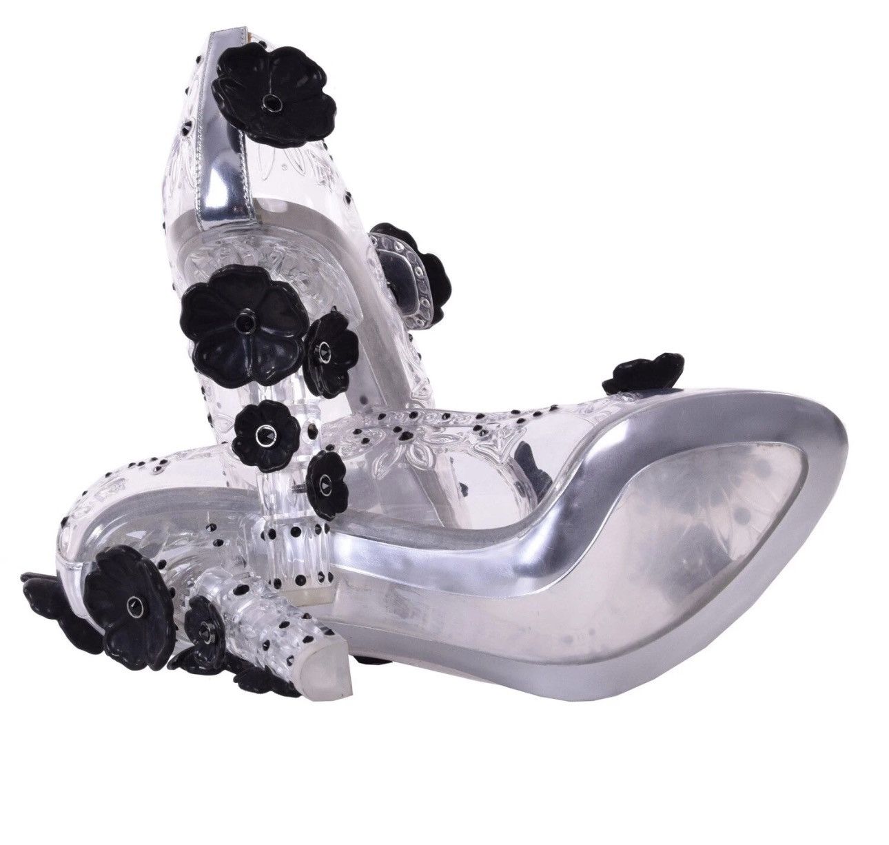 Dolce & Gabbana DOLCE & GABBANA Transparent Cinderella PVC Crystal Pumps Size US 8 / IT 38 - 6 Thumbnail