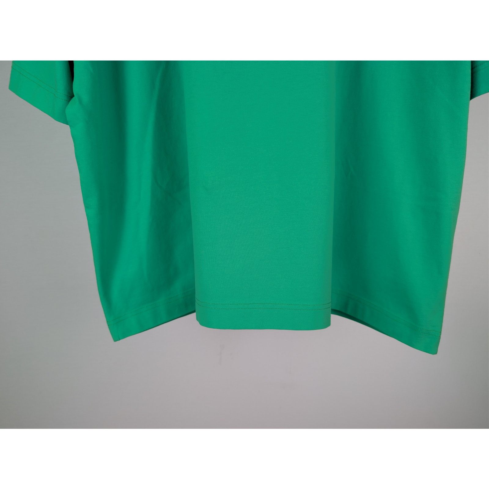 Vetements o1rshd1 Oval Logo Cropped Boxy T-Shirt in Green Size US L / EU 52-54 / 3 - 12 Thumbnail