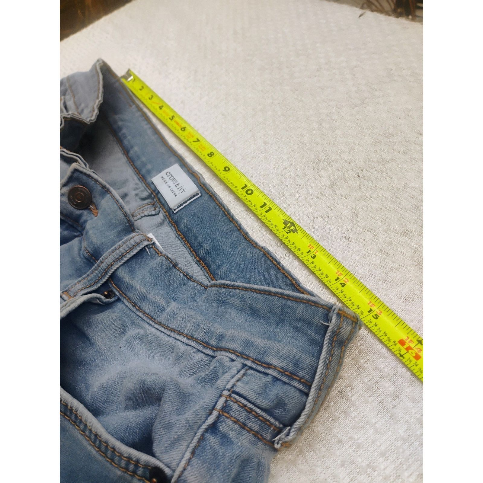 Other Crown & Ivy Women's Skinny Jeans Size 14R Blue Stretch High Size 36" / US 14 / IT 50 - 7 Thumbnail