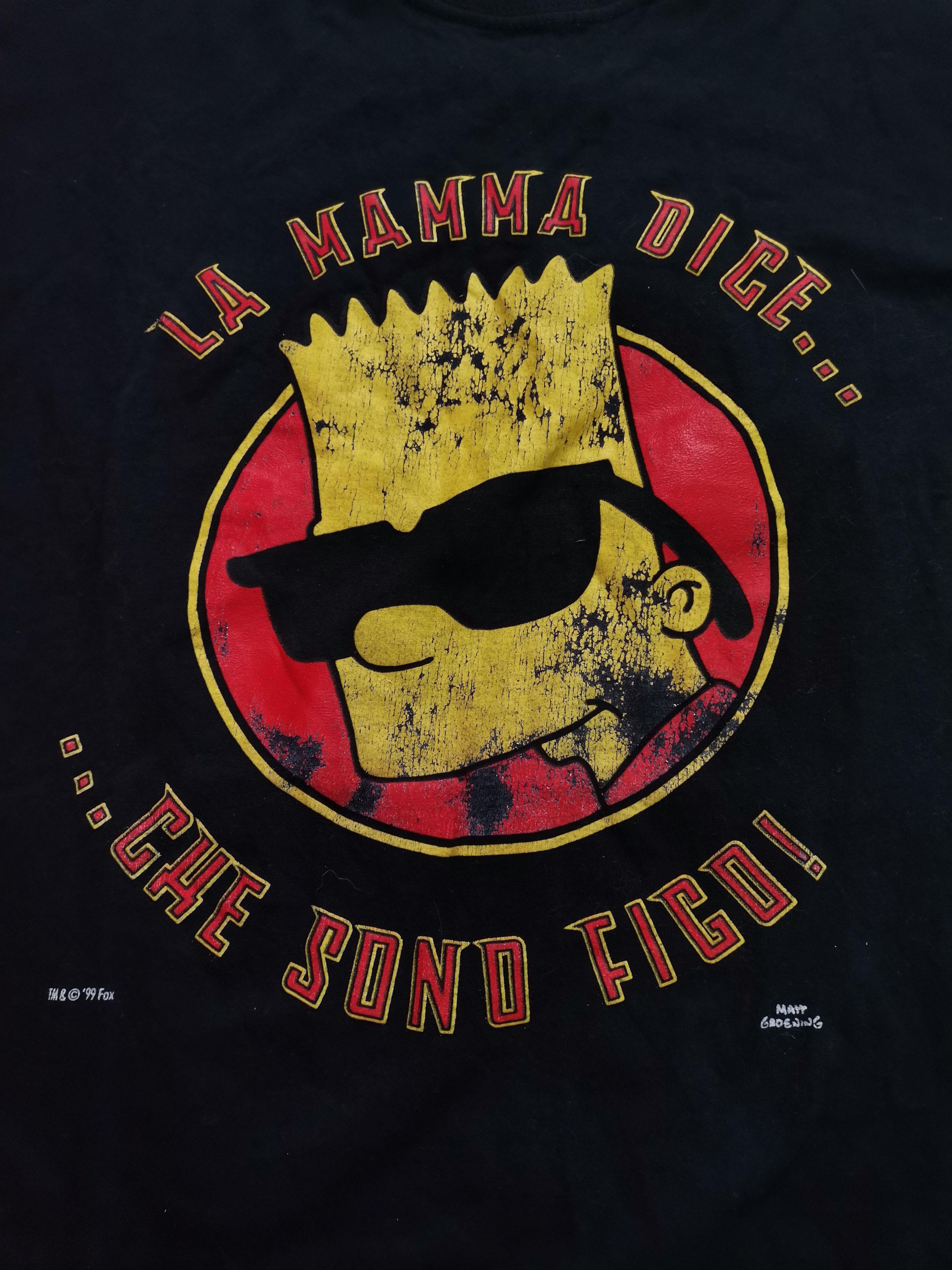 The Simpsons × Vintage Vintage Jerzees The Simpsons Bart 1999 Tee Size US L / EU 52-54 / 3 - 2 Thumbnail