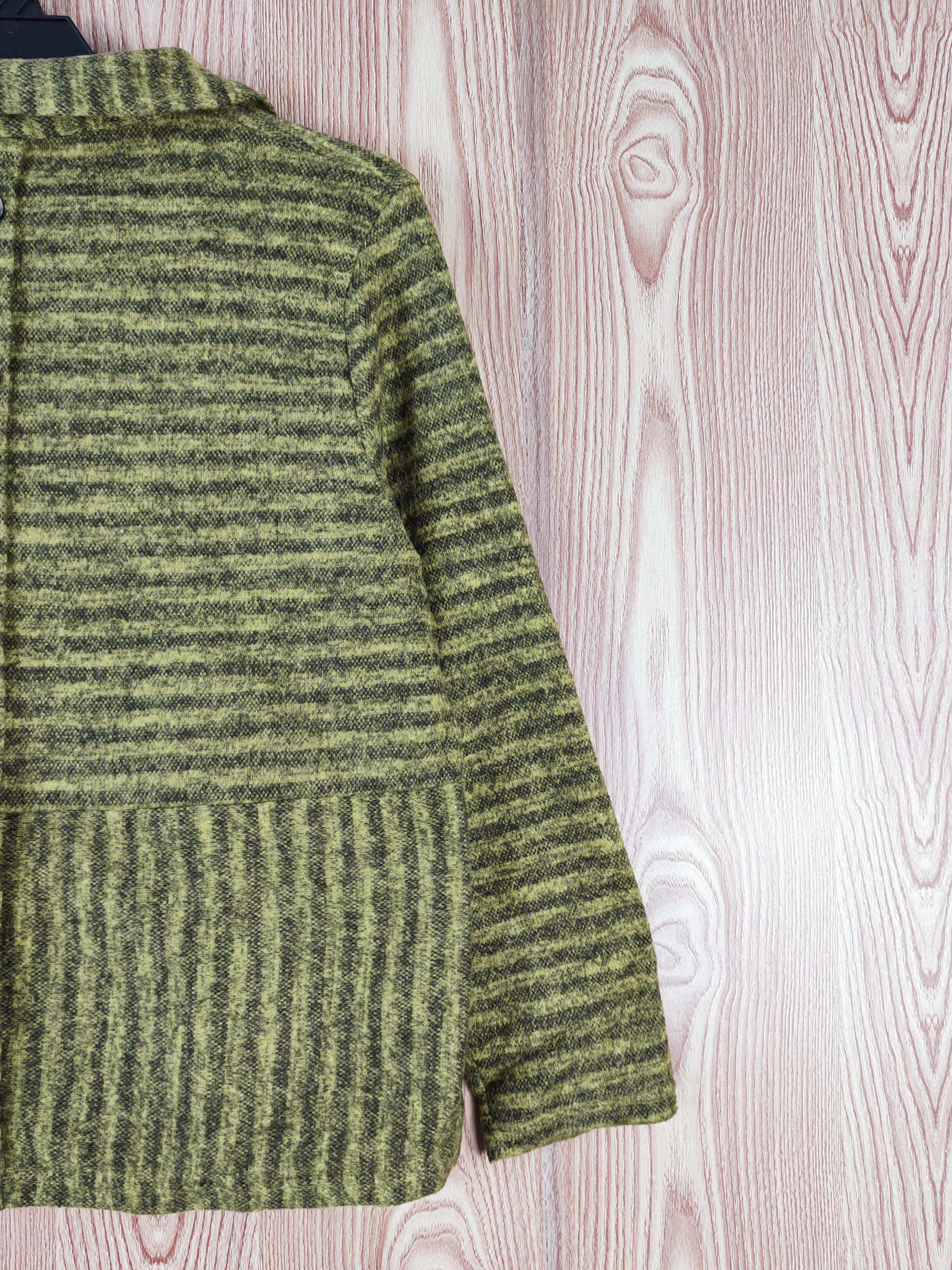 Homespun Knitwear × Japanese Brand × Vintage Viante Green Knitwear Button Up Shirts #W557 Size M / US 6-8 / IT 42-44 - 10 Thumbnail