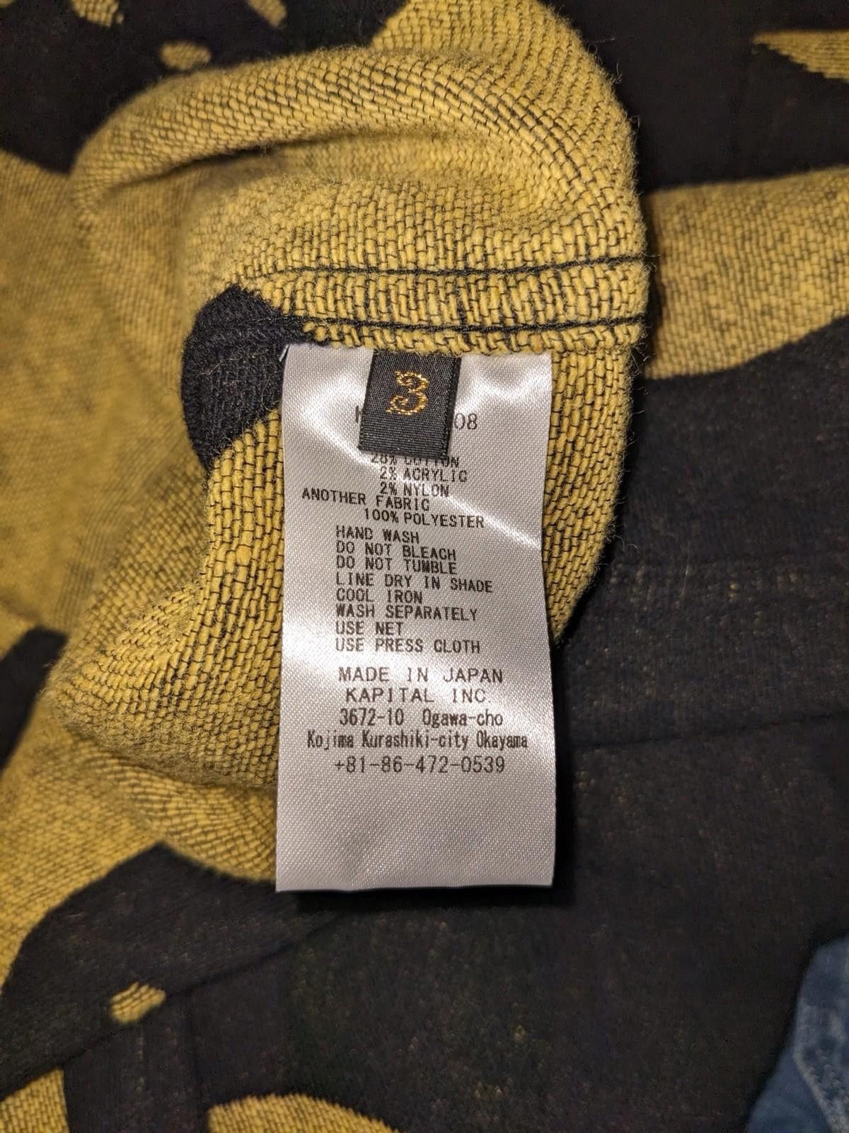 Kapital Kapital Buttons Smiley Button Up Jacket Black Size 3 Size US L / EU 52-54 / 3 - 7 Thumbnail