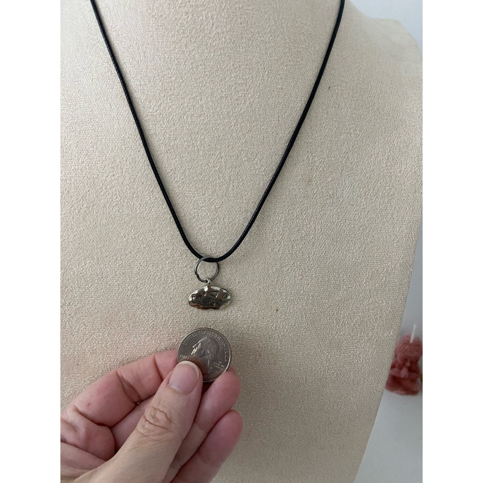 Handmade love pendant necklace Size ONE SIZE - 2 Thumbnail