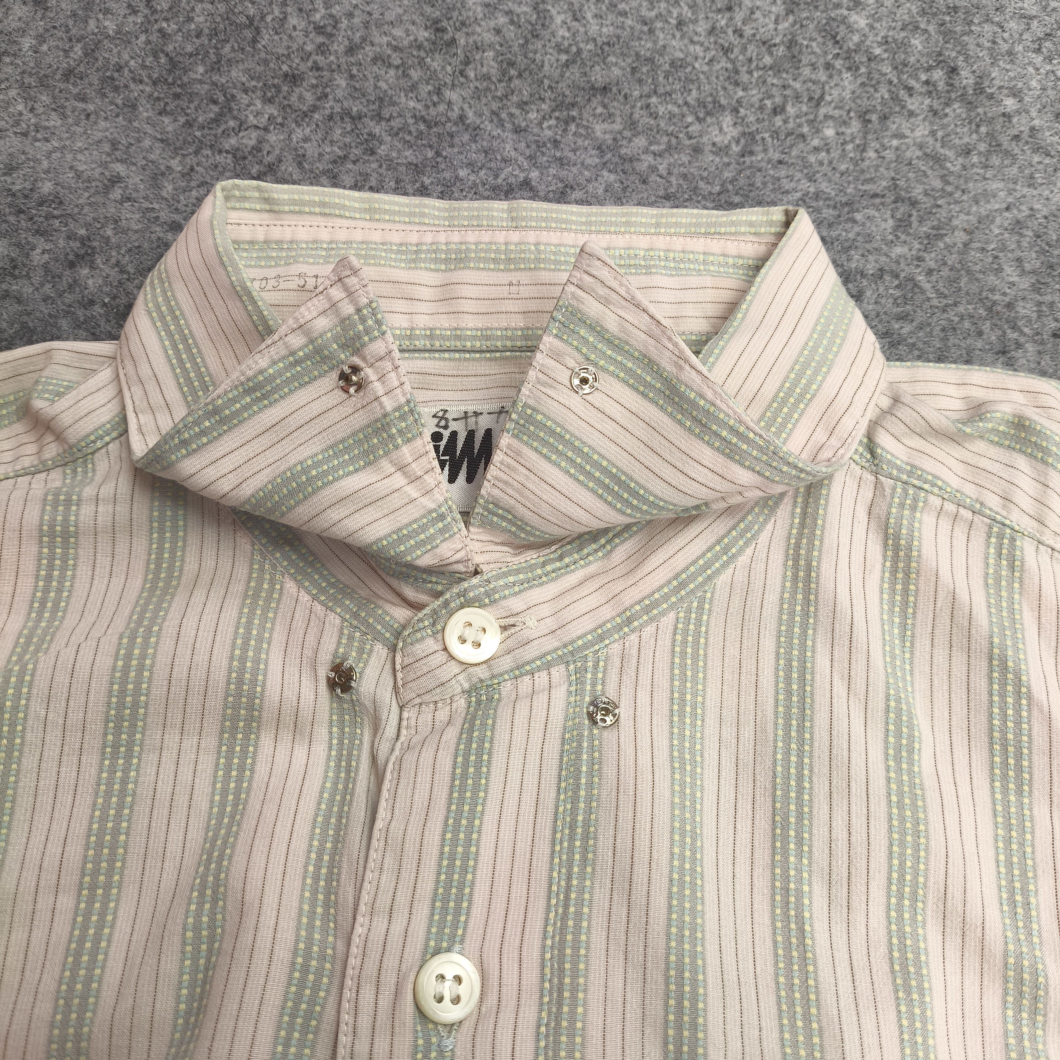 Issey Miyake Issey miyake Im product striped shirt button up Size US L / EU 52-54 / 3 - 3 Thumbnail