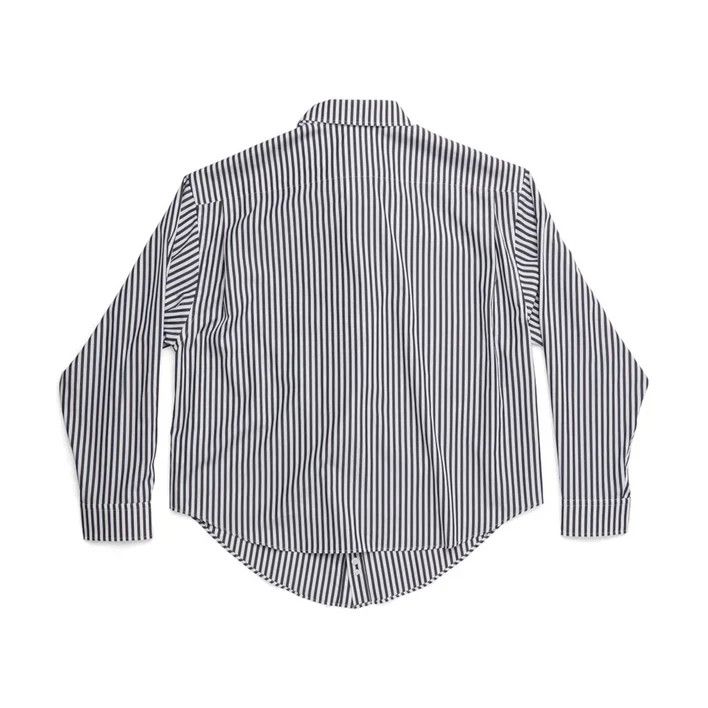 Balenciaga o1bcso1str1025 Swing Shirt Large Fit in Blue/White Size XS / US 0-2 / IT 36-38 - 2 Thumbnail