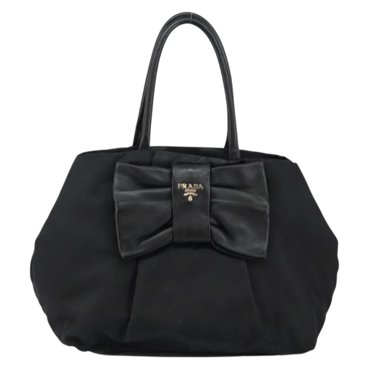 Prada Prada Bow Tote Tessuto with Leather Size ONE SIZE - 1 Thumbnail