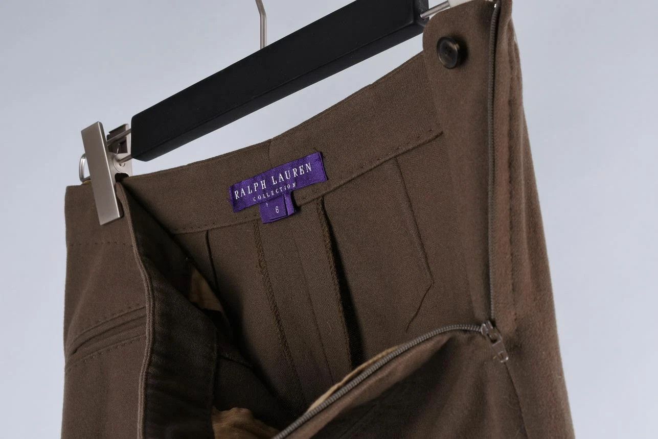 Ralph Lauren Women's Ralph Lauren Collection Wool Cashmere Trousers Pants Size 29" - 3 Thumbnail