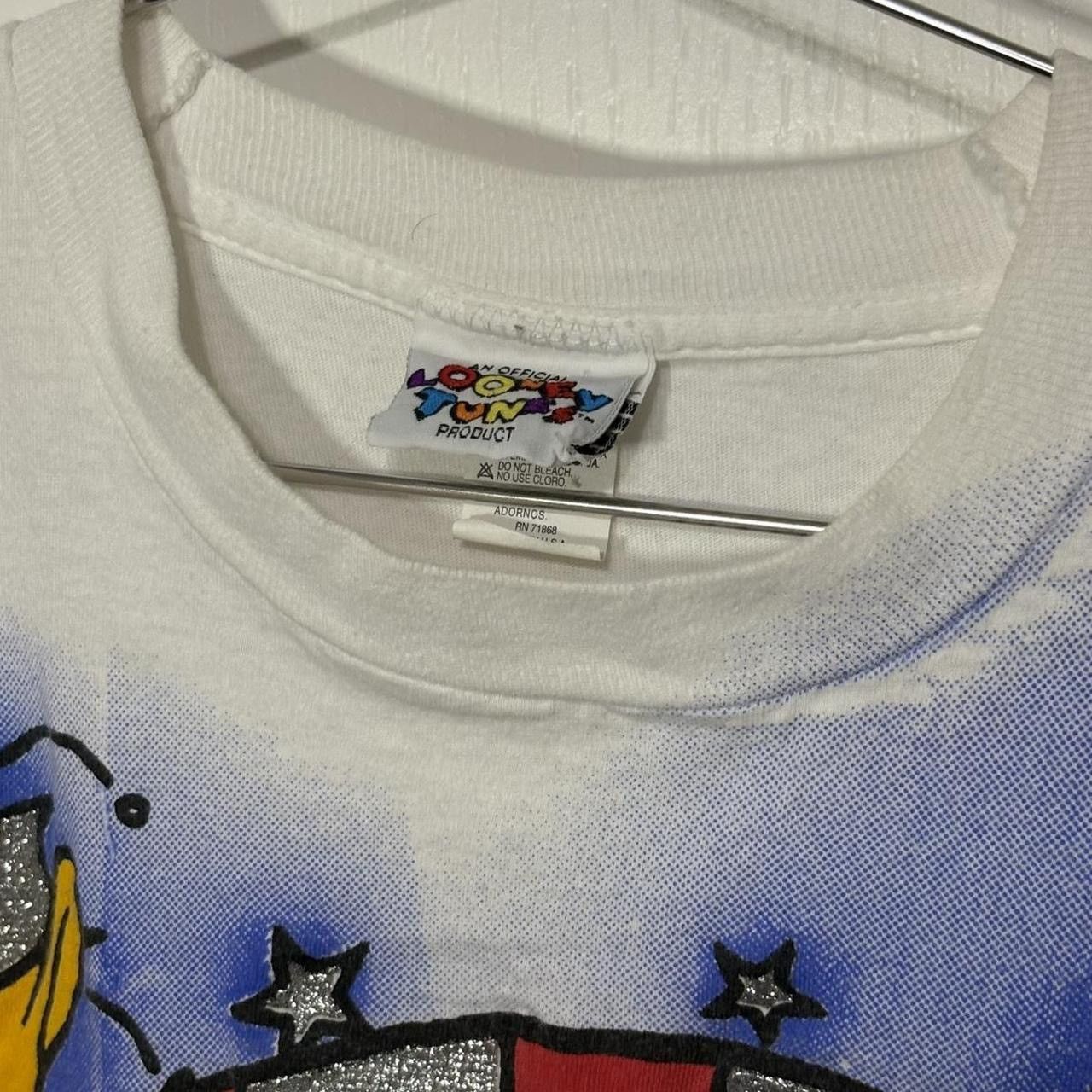 Warner Bros 1995 Tweety Bird Patriotic All Over Print Size US XL / EU 56 / 4 - 7 Thumbnail