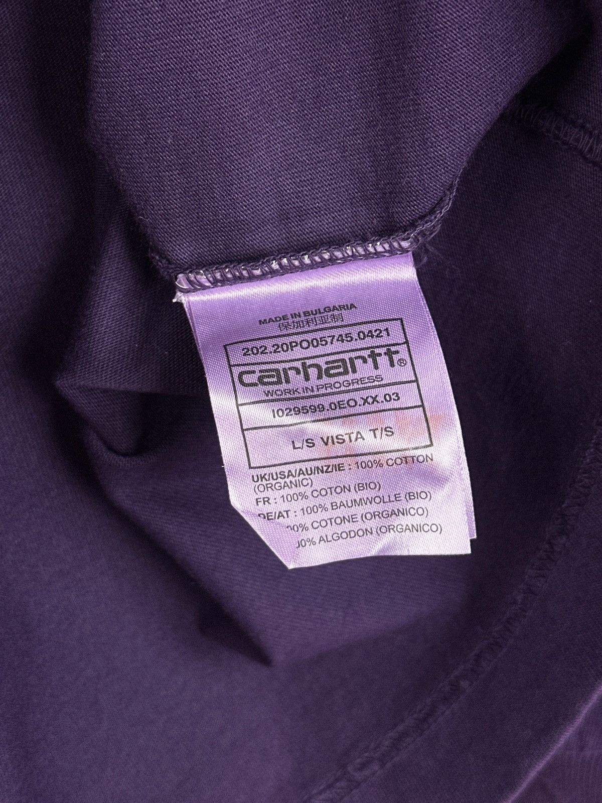 Carhartt Wip Carhartt WIP Long Sleeve Vista T-Shirt Oversized Fit Size US M / EU 48-50 / 2 - 8 Thumbnail